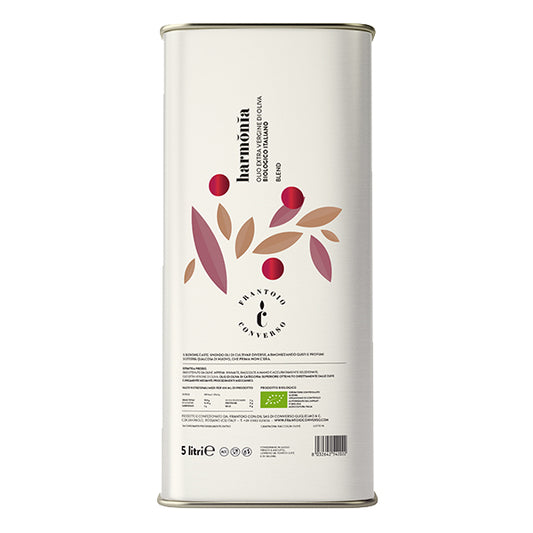 Can of Organic Extra Virgin Olive Oil Intense Harmonia