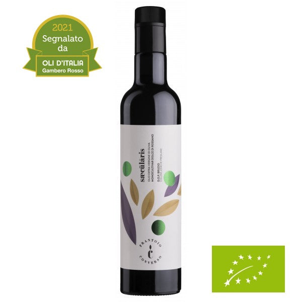 Organic Extra Virgin Olive Oil Saecularis in bottle 500 ml